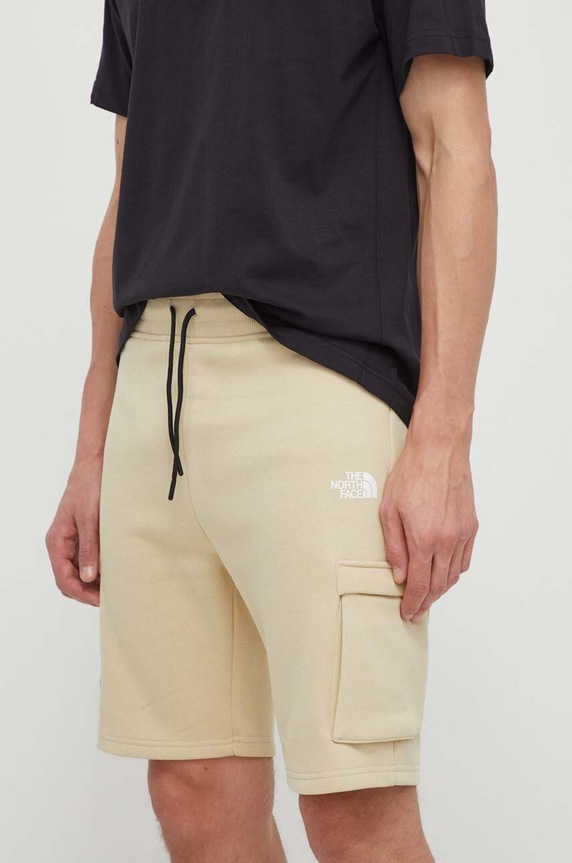 The North Face rövidnadrág nyomtatásos bézs NF0A87DR3X41