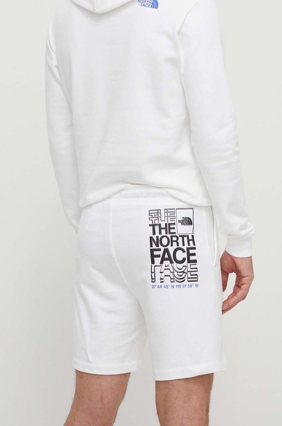 Odzież The North Face szorty bawełniane NF0A87ECFN41 biały