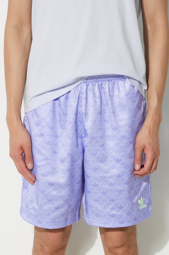 adidas Originals shorts Mono Satin Planet friendly violet IS2935