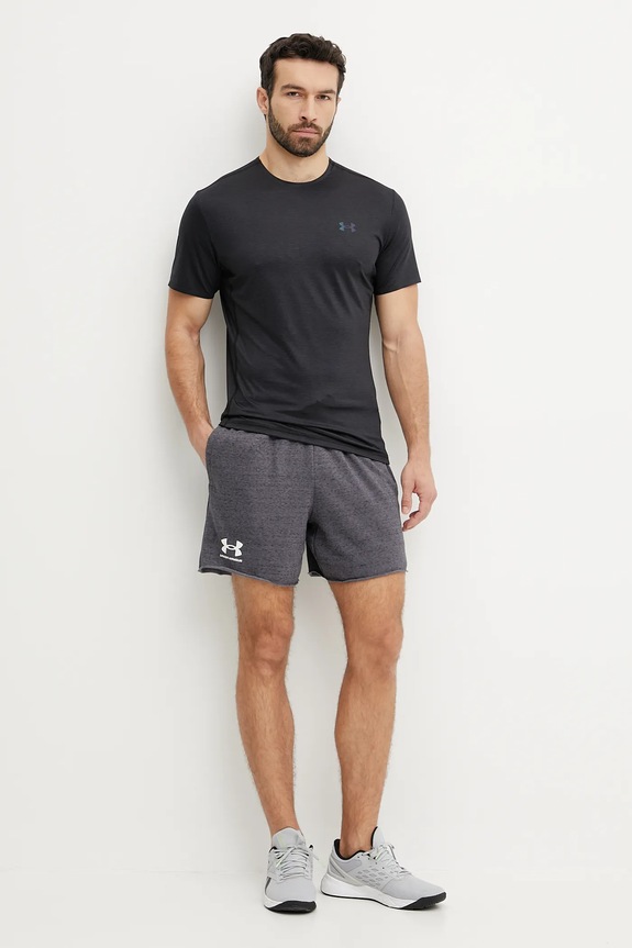 Under Armour pantaloncini da allenamento Rival 1382427 grigio AW25