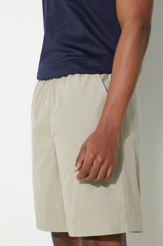 Bavlněné šortky Fred Perry Wide Leg Poplin Shorts béžová S7173.U54