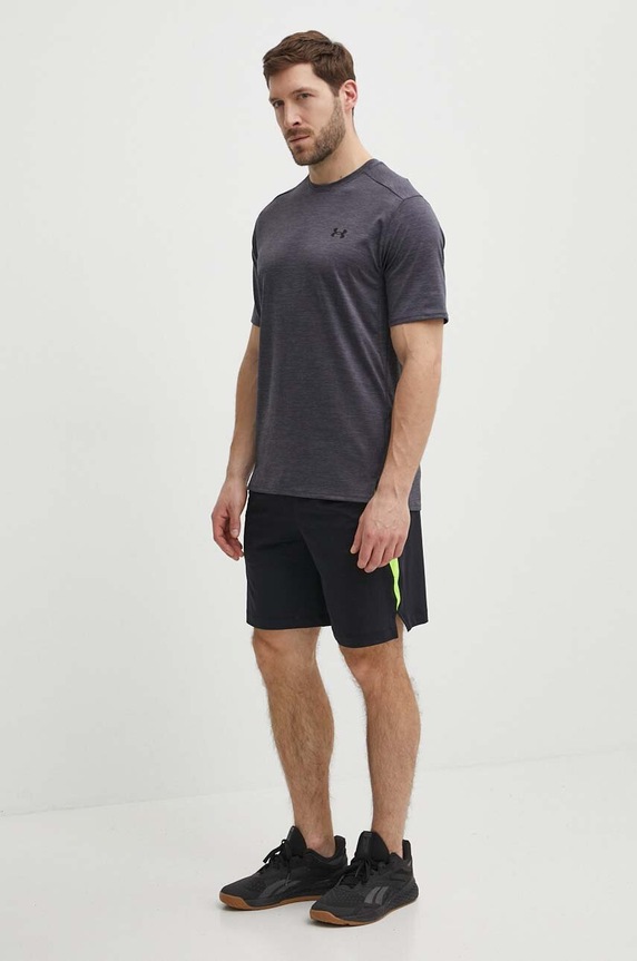 Under Armour edzős rövidnadrág Tech Vent 1376955 fekete SS24