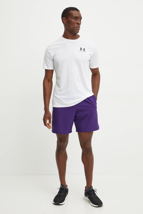 Under Armour σορτς αθλητικά Ανδρικά Vanish Woven 1383356 μωβ SS26