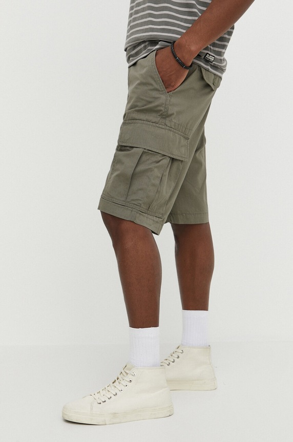 Levi's szorty bawełniane bawełna zielony 23251