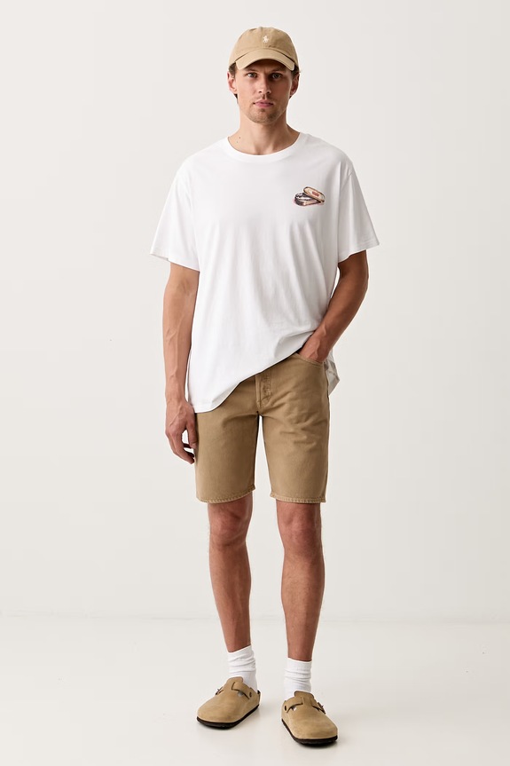 Levi's szorty męskie jeansowe 36512 brązowy SS26