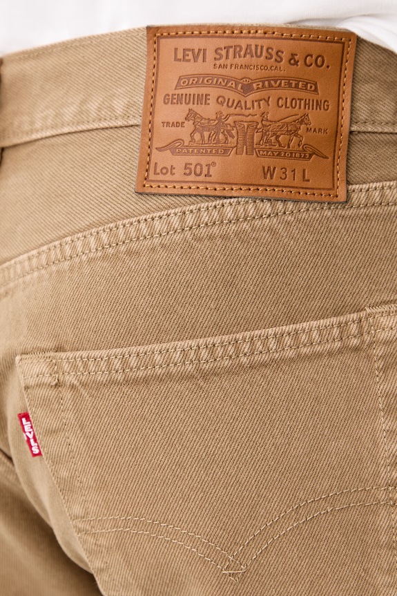 Levi's szorty męskie jeansowe brązowy 36512