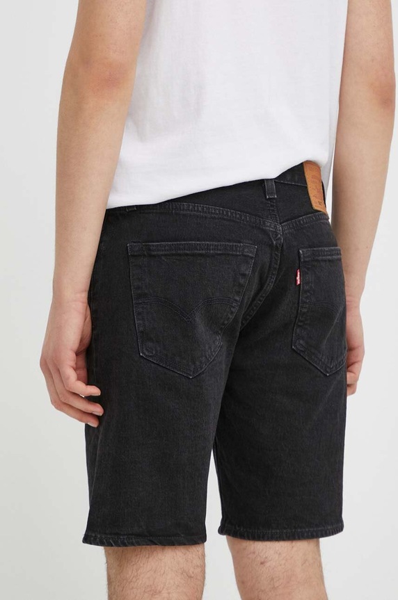 Ρούχα Τζιν σορτς Levi's 36512 μαύρο
