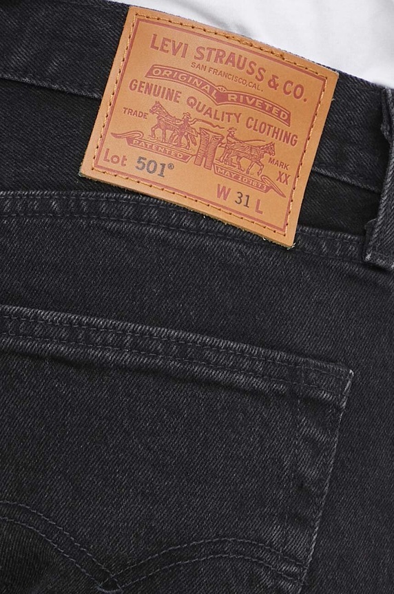 Τζιν σορτς Levi's μαύρο 36512