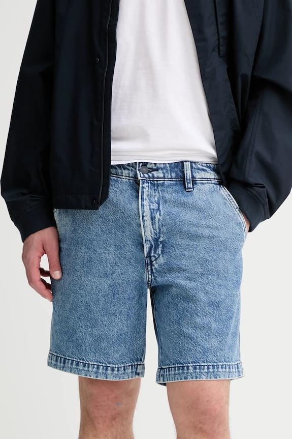 Levi's szorty bawełniane niebieski A4661