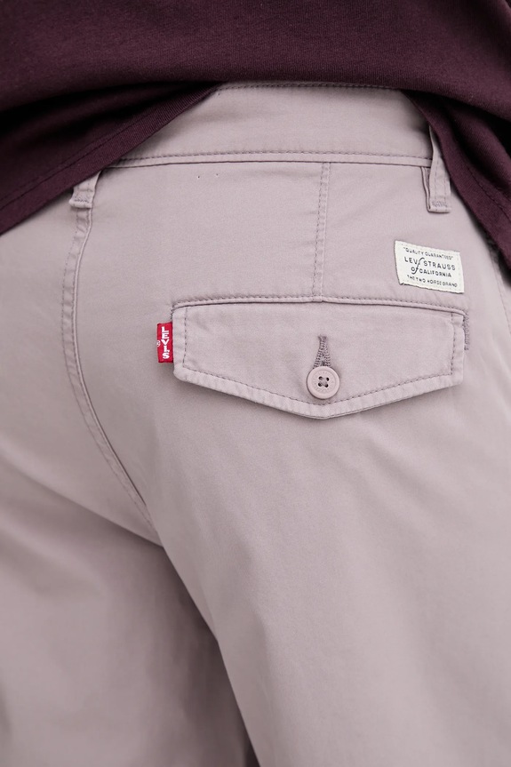 Levi's szorty bawełniane fioletowy A4661