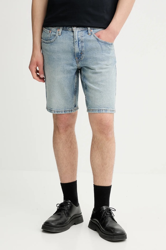 Levi's szorty jeansowe z elastanem niebieski A7219