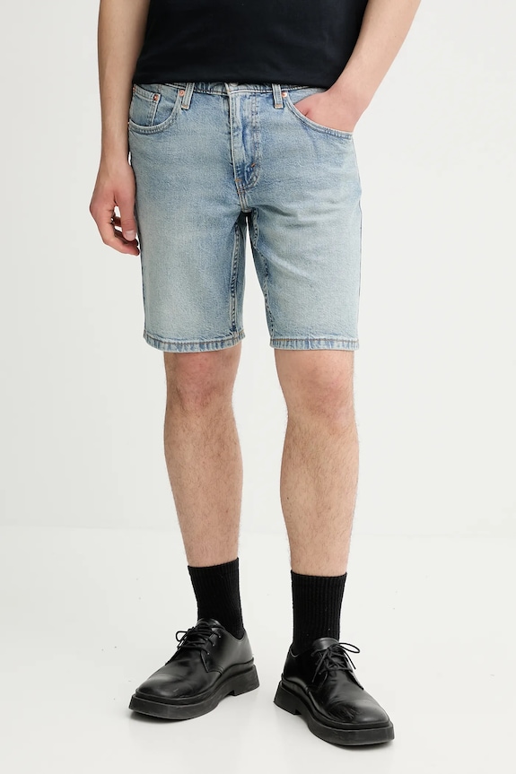 Levi's szorty jeansowe z elastanem niebieski A7219