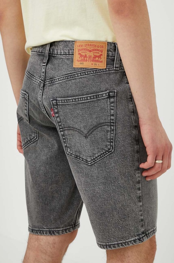 Oblečenie Rifľové krátke nohavice Levi's A7219 sivá