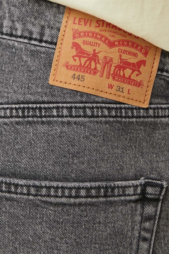 Rifľové krátke nohavice Levi's sivá A7219