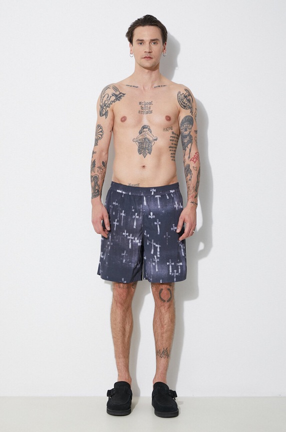 Aries swim shorts Graveyard Board Short SUAR30100 black SS24