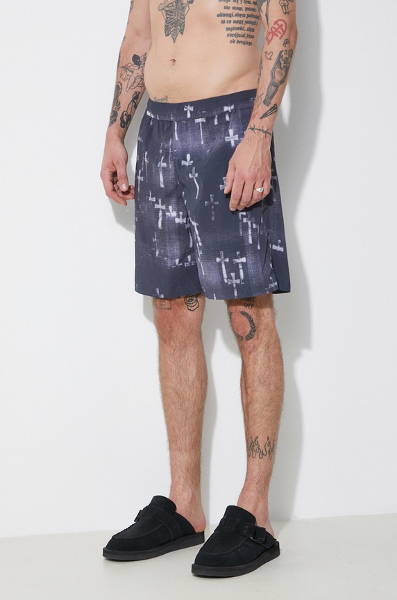 Aries swim shorts Graveyard Board Short black SUAR30100