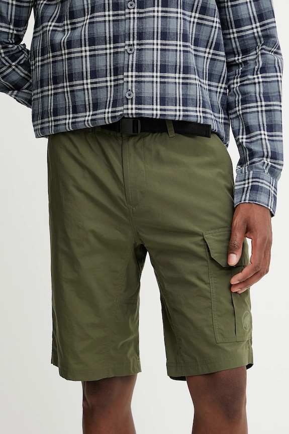 Turistické šortky Mammut látka zelená 1023.00980