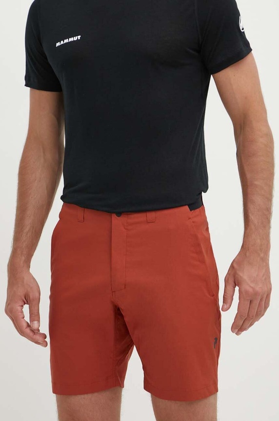 Peak Performance szorty outdoorowe Commuter z elastanem pomarańczowy G79987