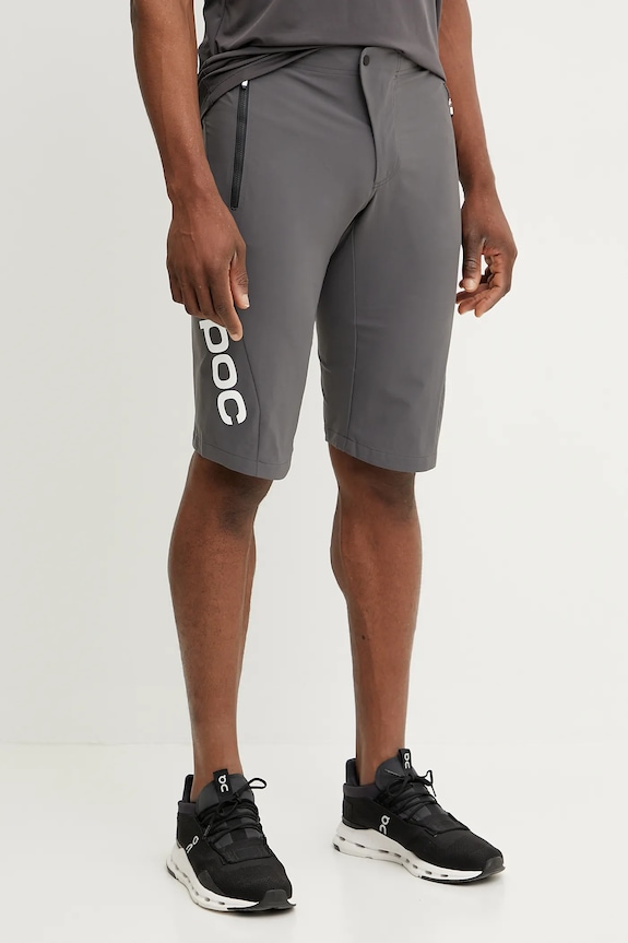 Cyklistické šortky POC Essential Enduro s elastanom sivá 52835.