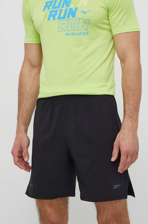 Reebok rövidnadrág futáshoz Speed sima fekete 100075778