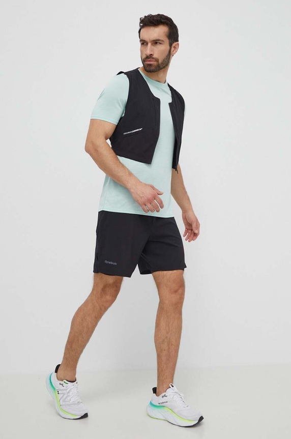 Reebok rövidnadrág futáshoz Speed 100075776 fekete SS24