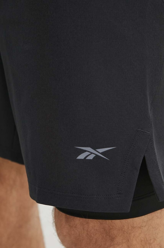 Reebok edzős rövidnadrág Strength fekete 100075766