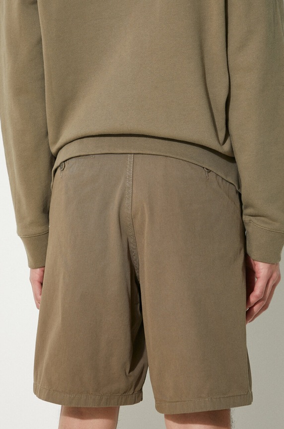 Îmbrăcăminte Norse Projects pantaloni scurti din bumbac Aros Regular Organic N35.0597.8076 verde