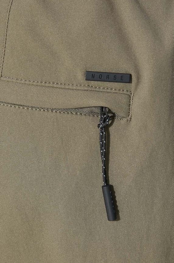 Norse Projects szorty Ezra Relaxed Solotex N35.0603.8076 zielony