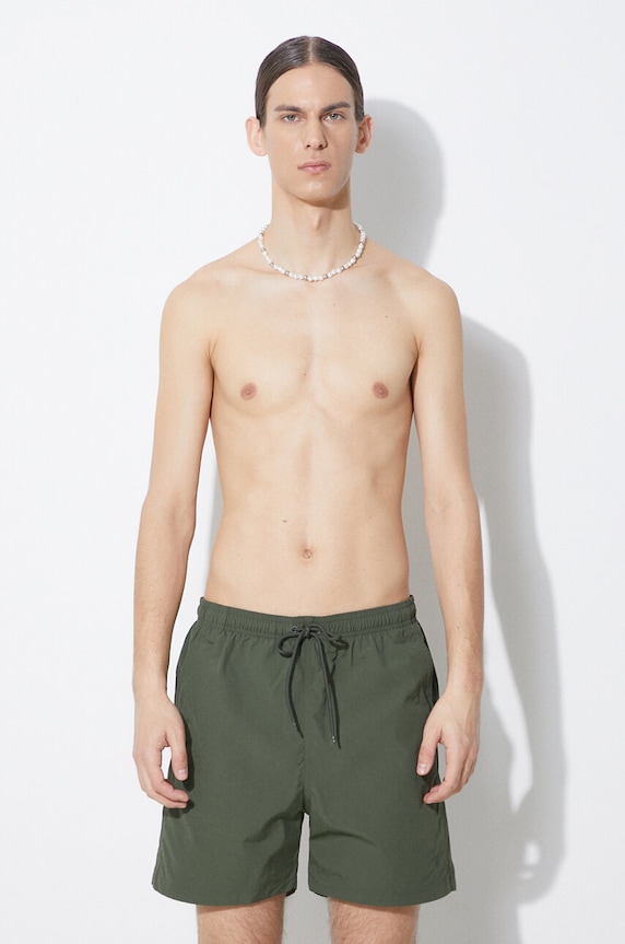 Odzież Norse Projects szorty kąpielowe Hauge Recycled Nylon N35.0606.8022 zielony