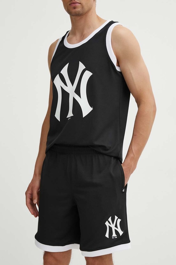 47 brand rövidnadrág MLB New York Yankees mintás fekete BB017PMBSEY617750JK