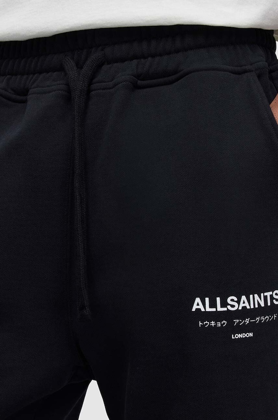 Abbigliamento AllSaints pantaloncini in cotone UNDERGROUND SWEATSHO MG256Y nero