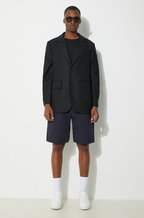 Pamučne kratke hlače Engineered Garments Fatigue Short OR271.CT114 mornarsko plava SS24