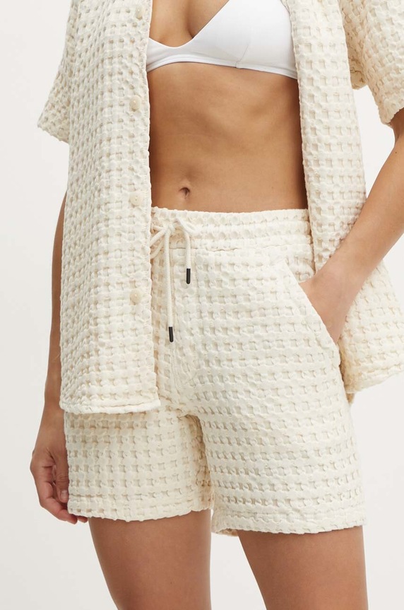 Pamučne kratke hlače OAS 5009 bež SS26