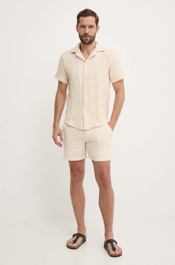 Odjeća Pamučne kratke hlače OAS 5009 bež