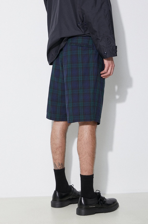 Odjeća Lanene kratke hlače Engineered Garments Sunset OR268.ZT193 mornarsko plava
