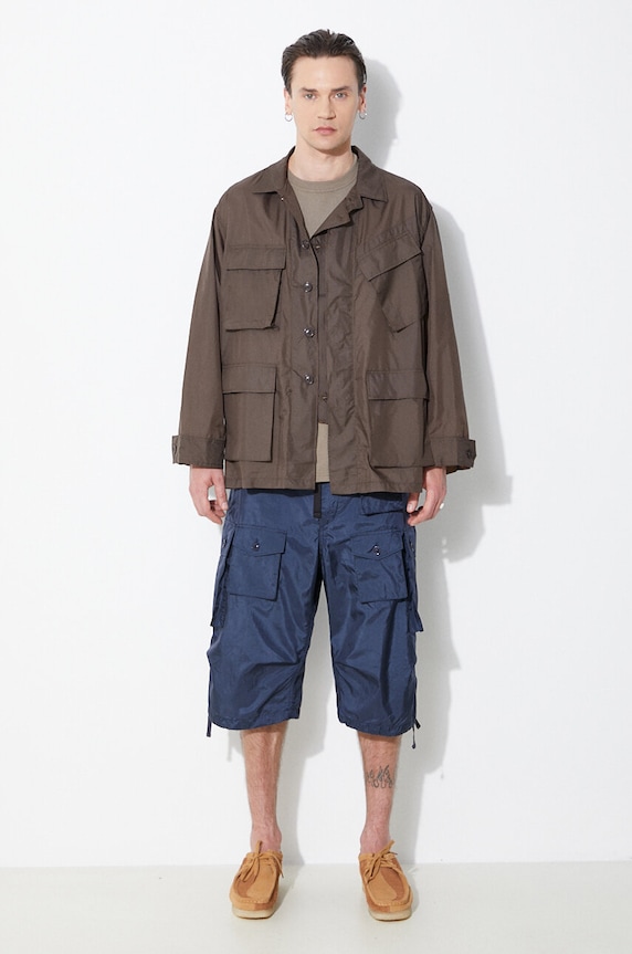 Шорты Engineered Garments FA OR276.DZ028 тёмно-синий SS24