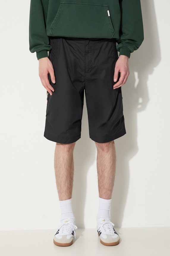 Oblečení Kraťasy Maharishi Maha Tiger Loose Snoshorts 5099.BLACK černá