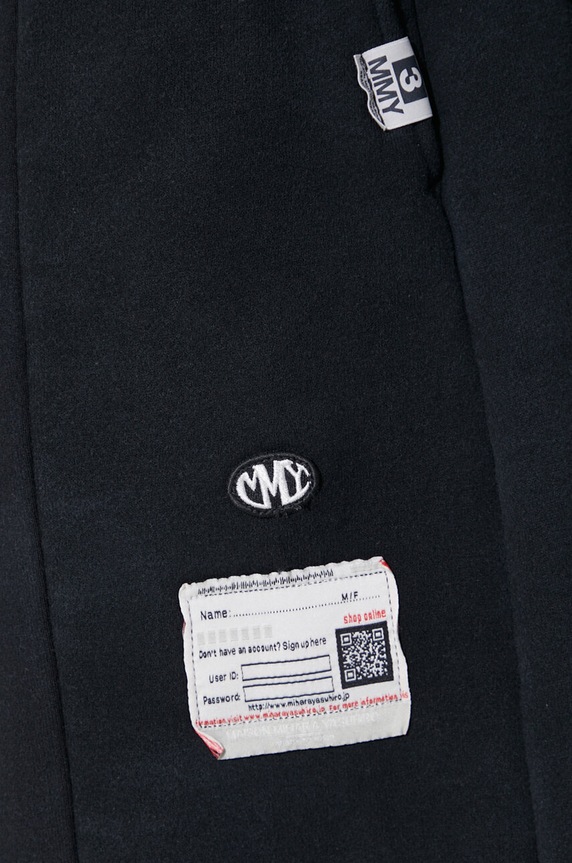 Maison MIHARA YASUHIRO cotton shorts Vertical Switching A12SP563