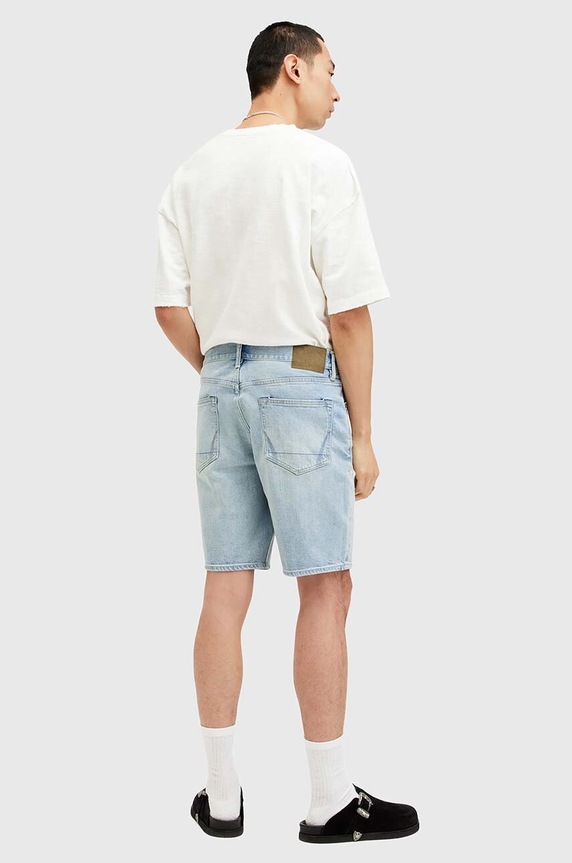 Джинсовые шорты AllSaints SWITCH SHORT M020TA голубой