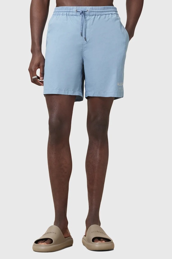 Kopalne kratke hlače AllSaints UNDERGROUND SWIMSHRT M012WA modra SS26