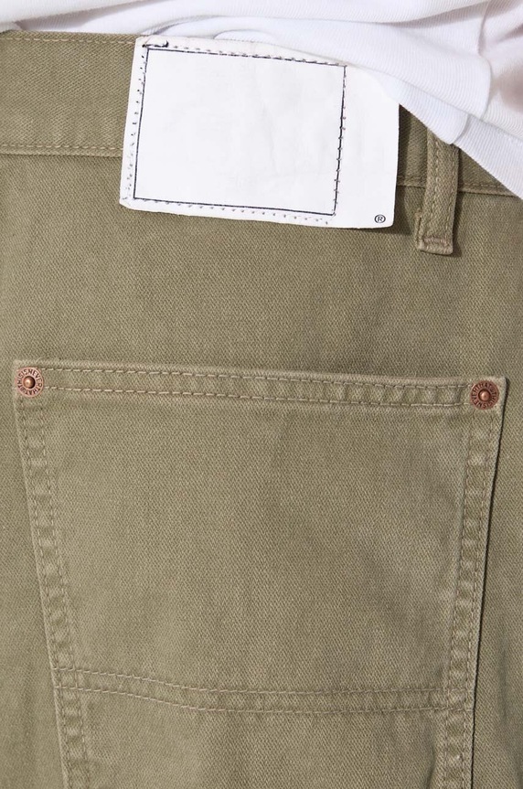 thisisneverthat denim shorts Carpenter Short TN241WSOKS05 green