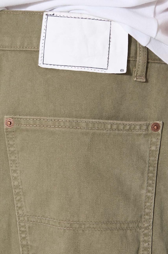 thisisneverthat denim shorts Carpenter Short TN241WSOKS05 green