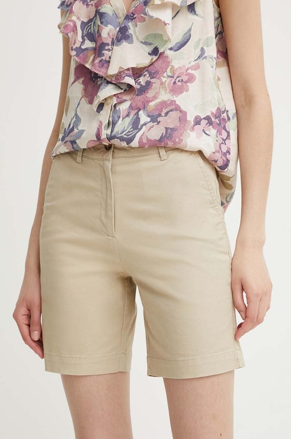 Σορτς Gant με ελαστάν μπεζ 4020078