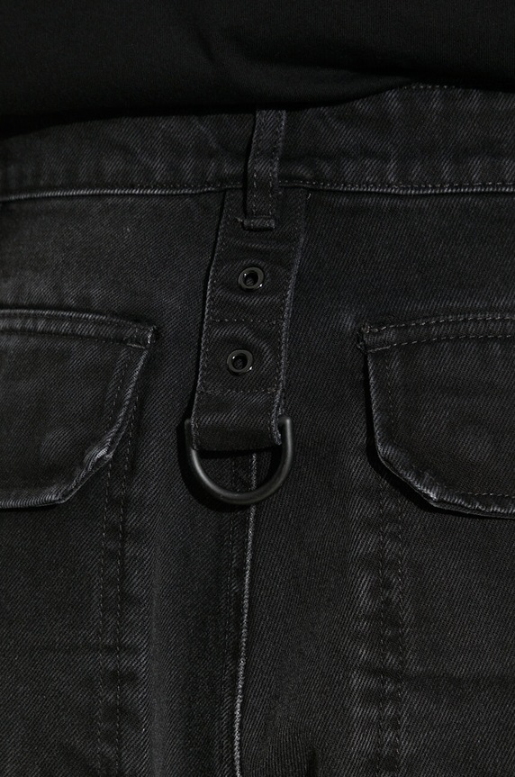 VETEMENTS denim shorts Multipocket Cargo Denim Shorts UE64SS100B black