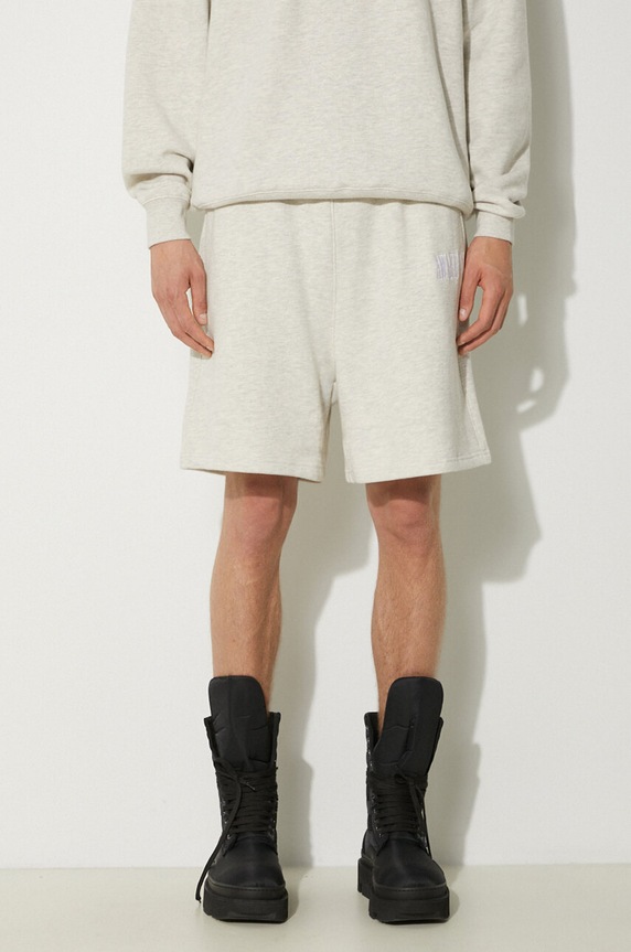 Awake NY cotton shorts Awake Sweatshort jersey gray SP24.PA006