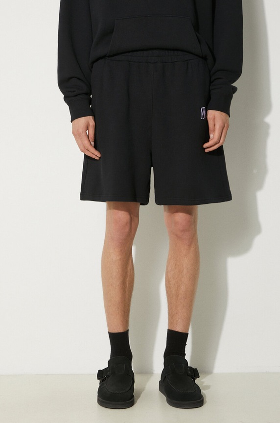Bavlněné šortky Awake NY Awake Sweatshort pletenina černá SP24.PA006