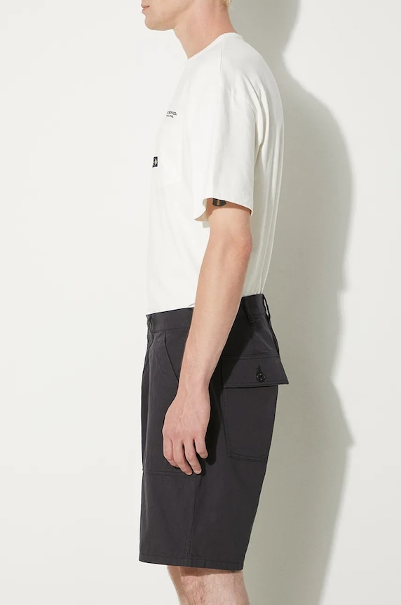 NEIGHBORHOOD pantaloncini Baker Short Pants 241AQNH.PTM02 nero SS24