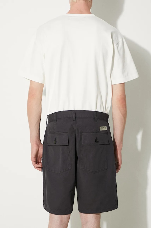 Abbigliamento NEIGHBORHOOD pantaloncini Baker Short Pants 241AQNH.PTM02 nero