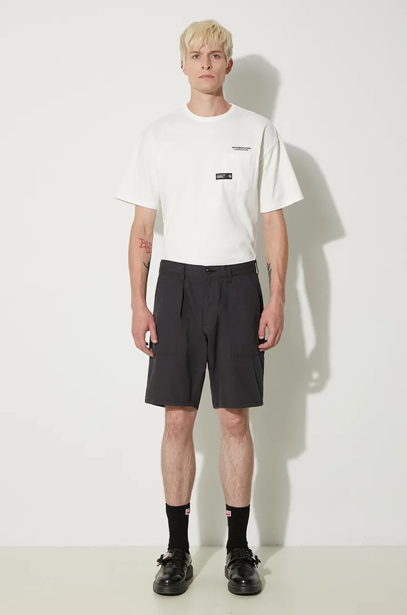 NEIGHBORHOOD pantaloncini Baker Short Pants 241AQNH.PTM02 nero