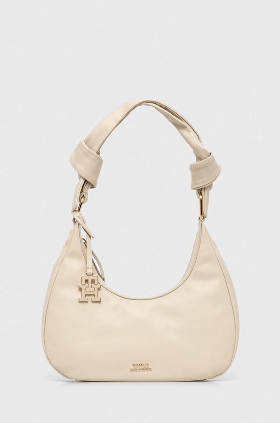 Tommy Hilfiger bőr táska nappa bőr bézs AW0AW16073